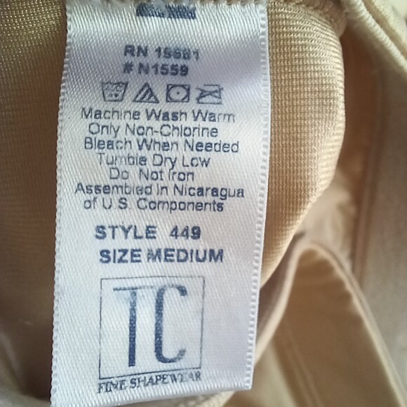 TC Total Comfort High Waisted Short Shapewear-Medium-Mid Thigh-Cotton Crotch - Picture 7 of 8